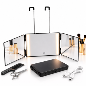 Espejo LED Plegable de Maquillaje